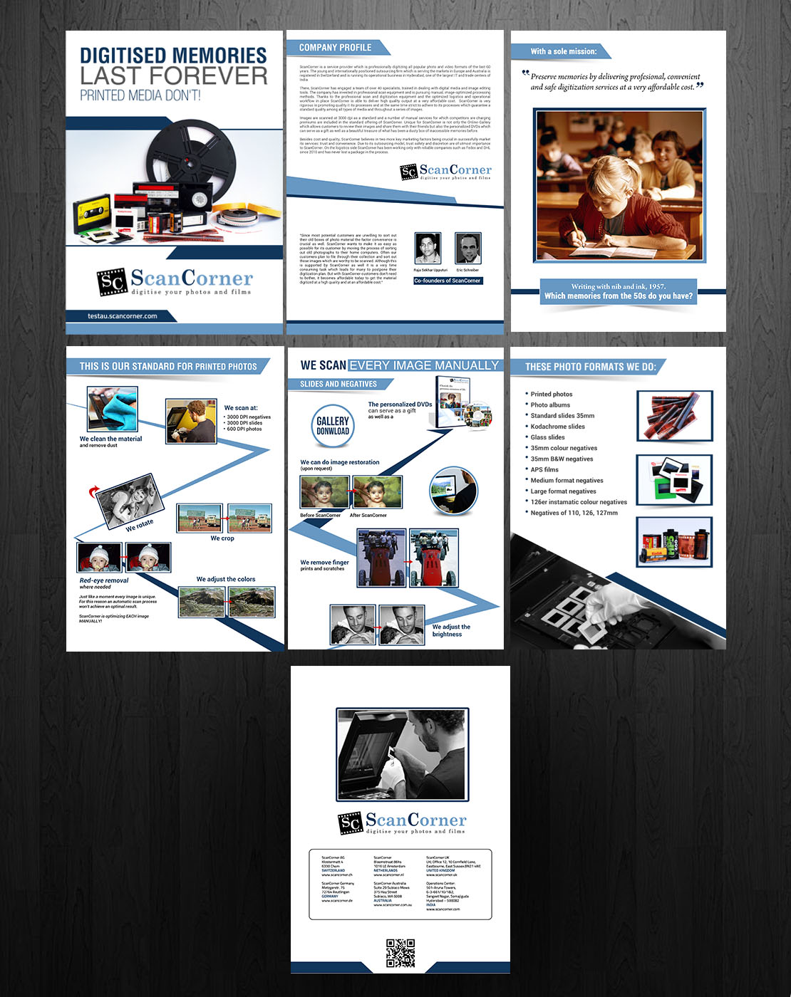 Brochure Design by creative.bugs for ScanCorner AG | Design #12344551