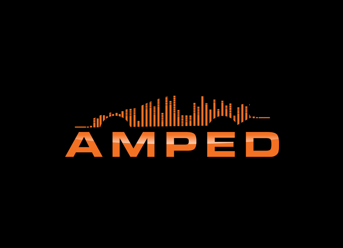 Serious, Modern, Automotive Logo Design for "Amped" car audio and