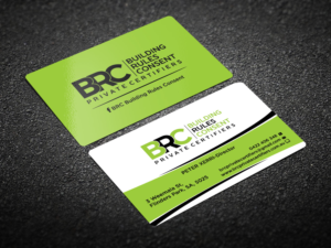 BRC Building Rules Consent Private Certifiers | Business Card Design by Designs 2019
