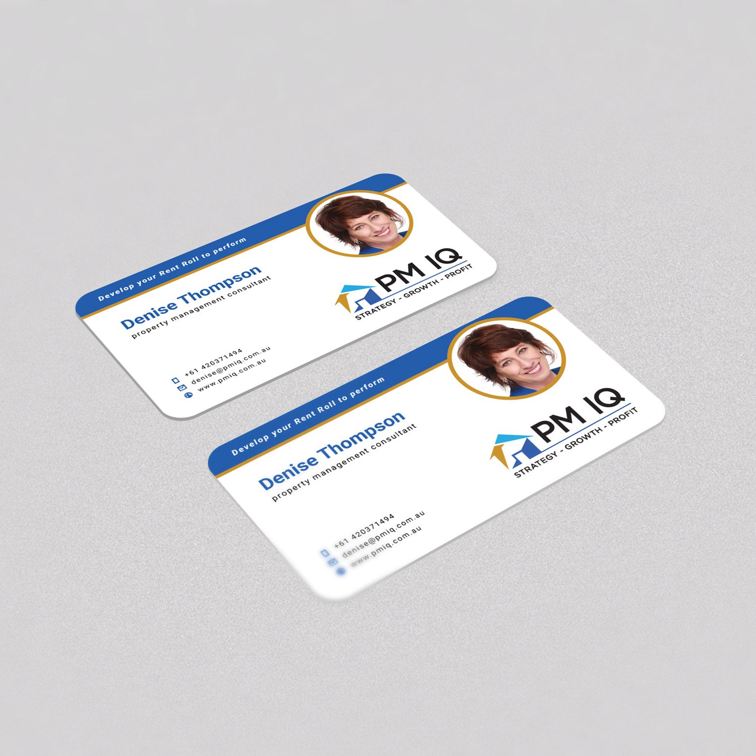Business Card Design by alvinfadoil for PM IQ | Design #12038419