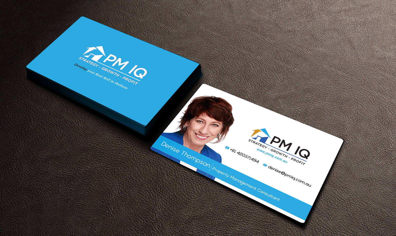 Business Card Design by Riz' for PM IQ | Design #12038109