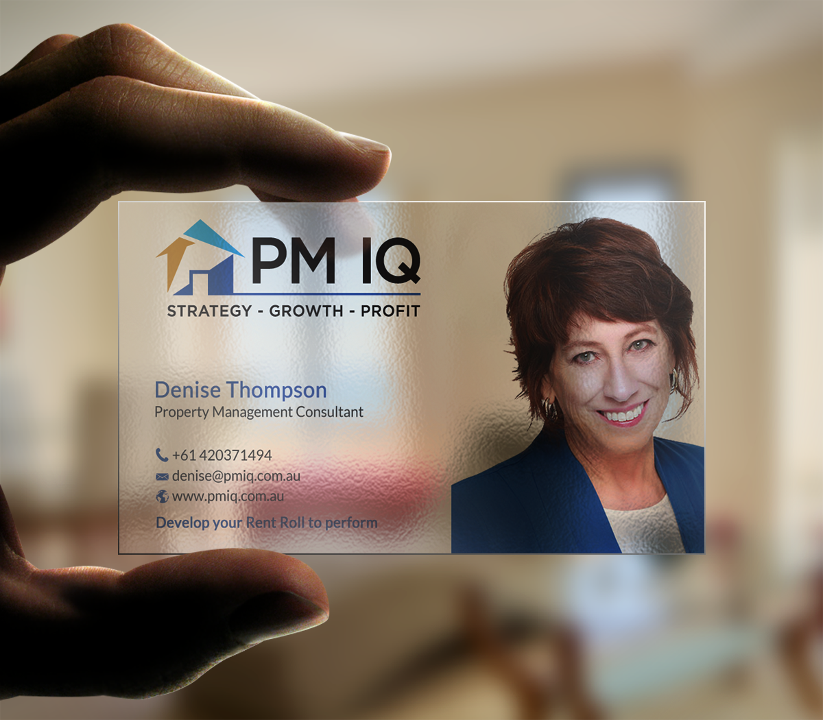 Diseño de Tarjeta de Presentación por Alaminenterprise para PM IQ | Diseño #12039075