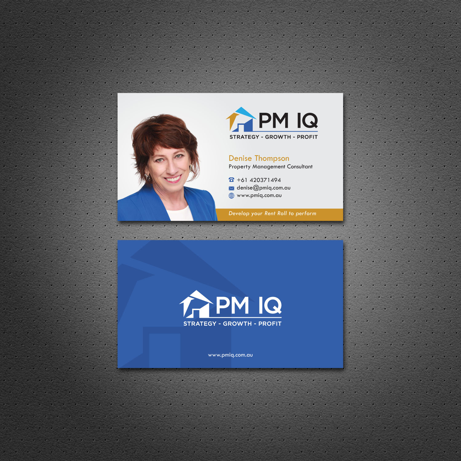 Business Card Design by Dezero for PM IQ | Design #12062252