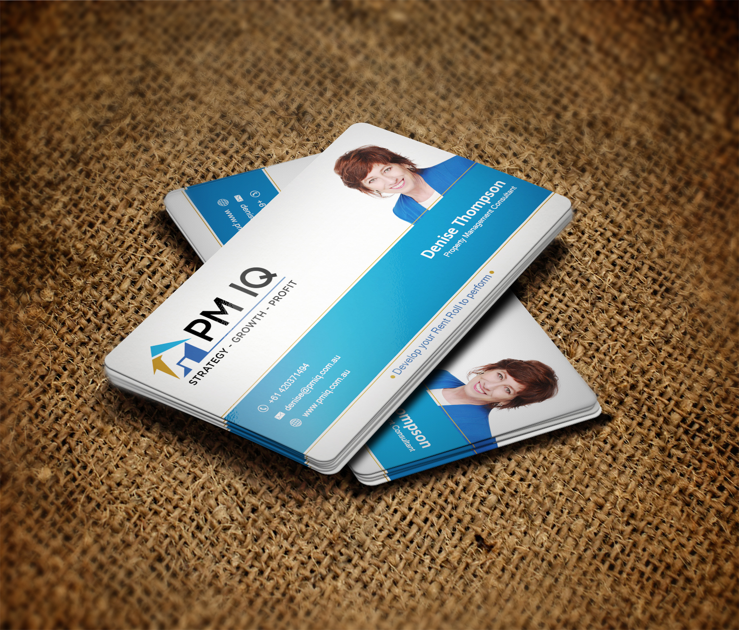 Business Card Design by EWS Webs for PM IQ | Design #12060802