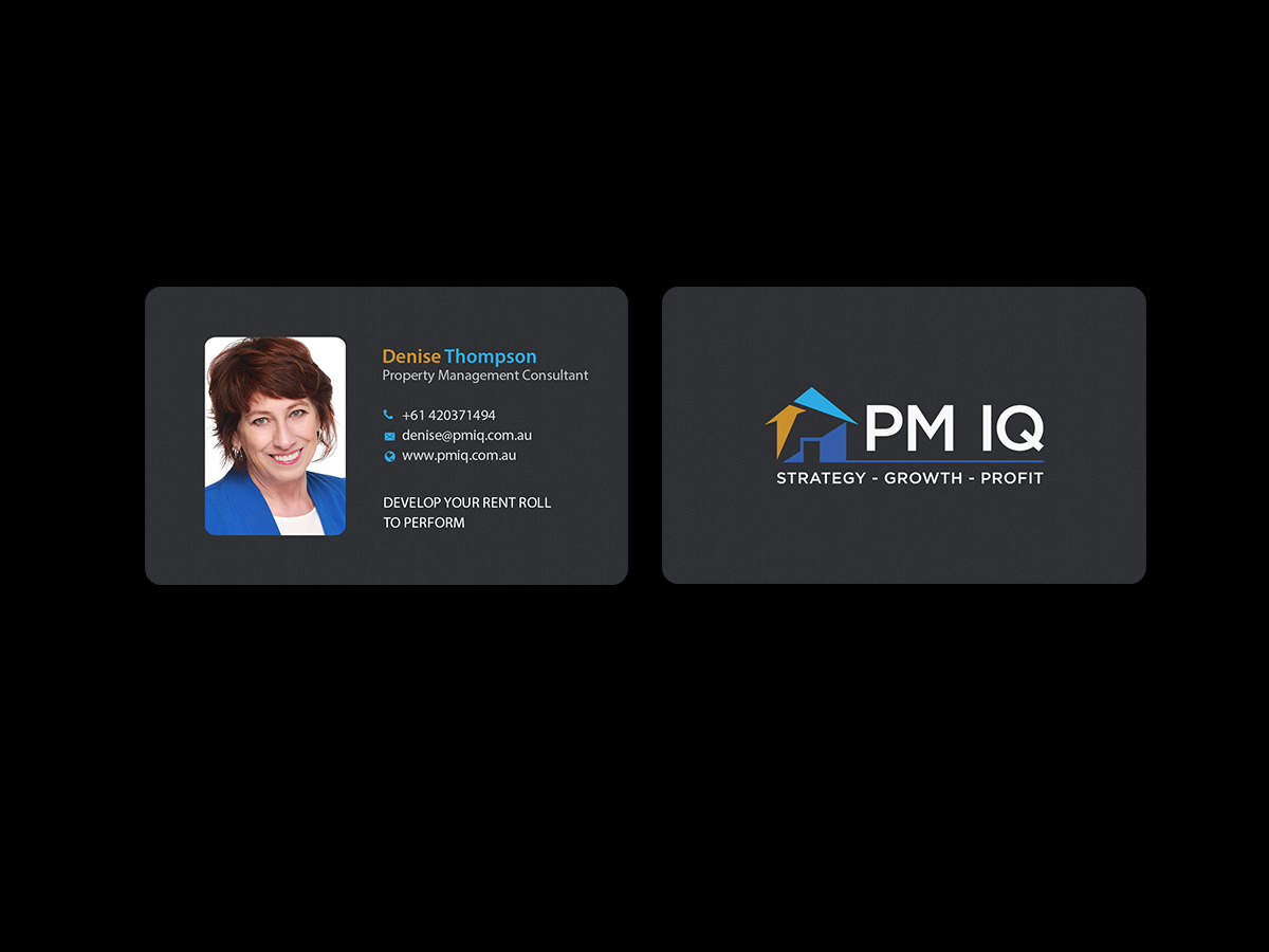 Business Card Design by Creations Box 2015 for PM IQ | Design #12048641