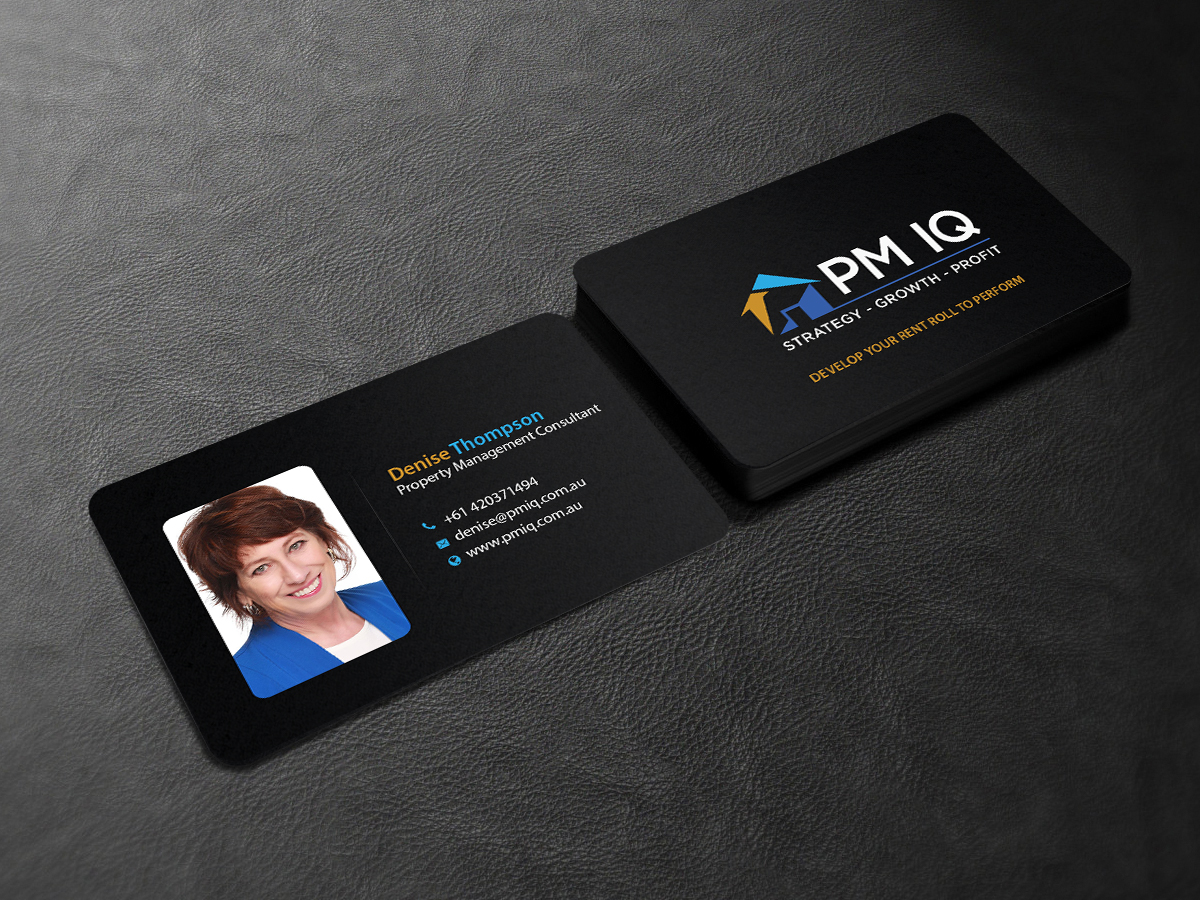 Business Card Design by Creations Box 2015 for PM IQ | Design #12048651