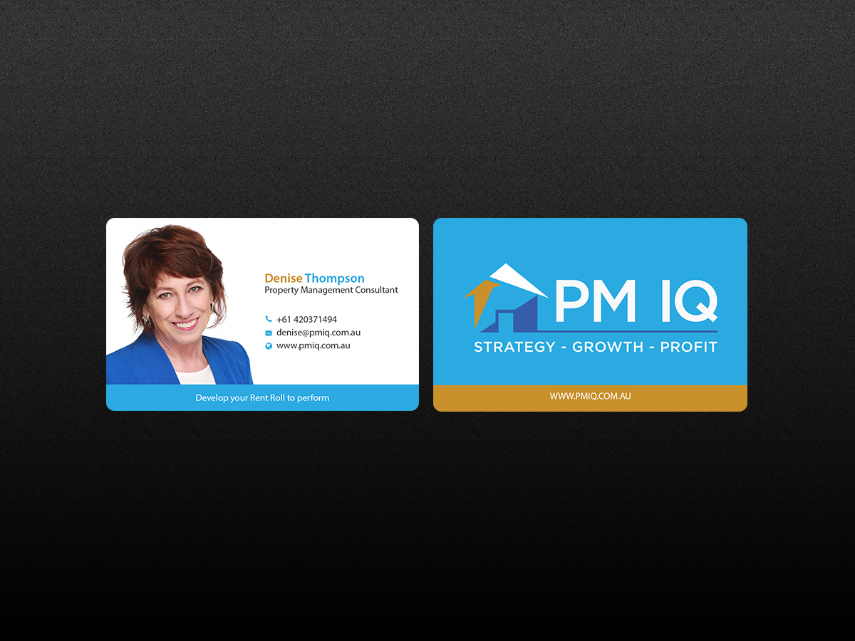 Business Card Design by Creations Box 2015 for PM IQ | Design #12048654