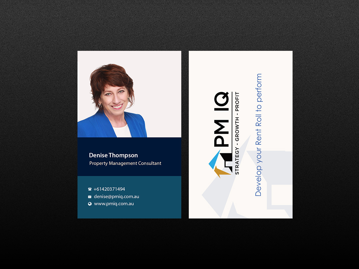 Business Card Design by Creations Box 2015 for PM IQ | Design #12048659