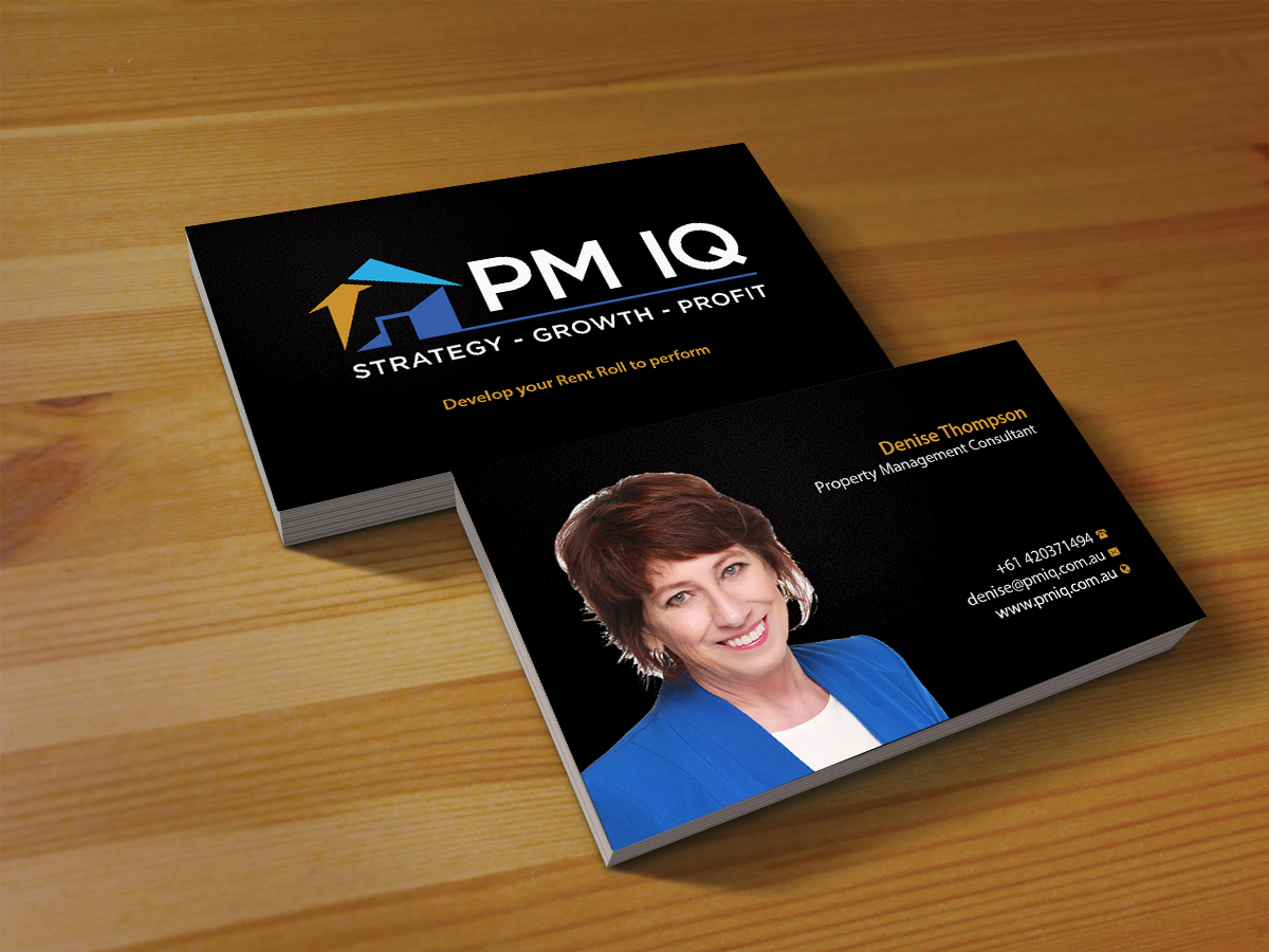 Business Card Design by Creations Box 2015 for PM IQ | Design #12056641