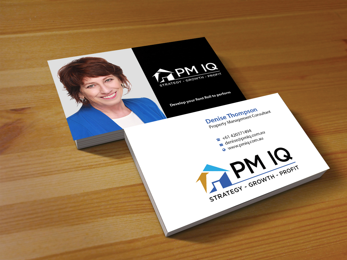 Business Card Design by Creations Box 2015 for PM IQ | Design #12056649