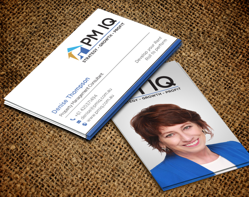 Business Card Design by chandrayaan.creative for PM IQ | Design #12054988