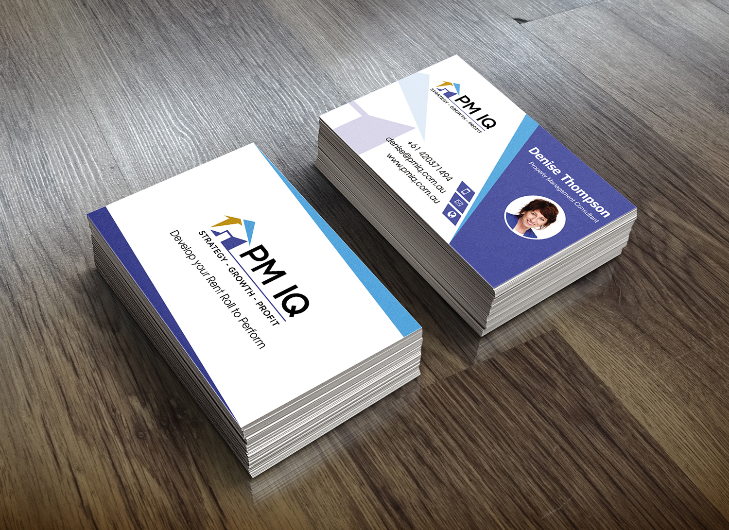 Business Card Design by Duc Nguyen 2 for PM IQ | Design #12055954