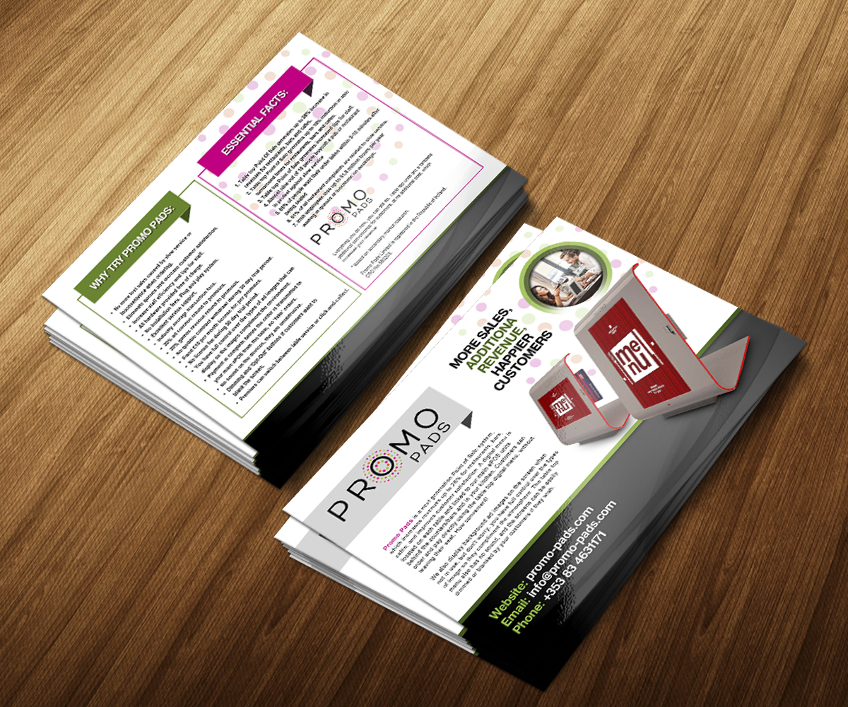 Flyer Design by jeffdefy for Promo Pads Ltd. | Design: #12040815