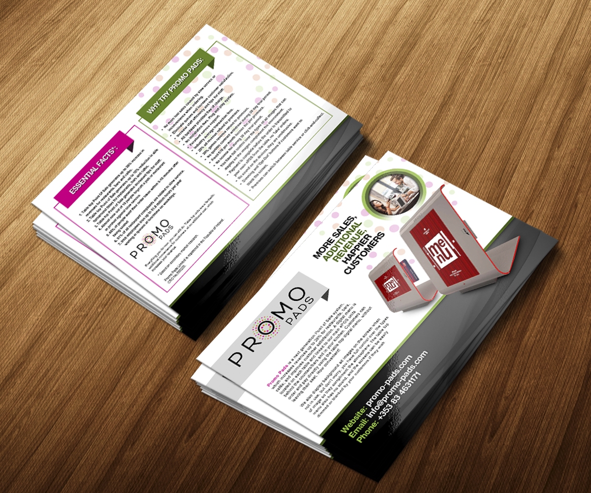 Flyer Design by jeffdefy for Promo Pads Ltd. | Design #12057712