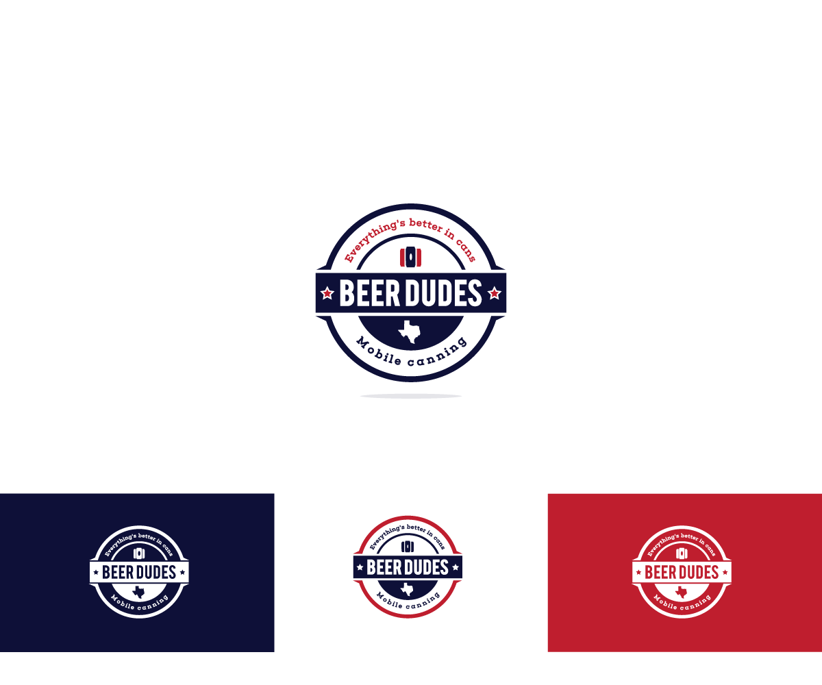 Logo Design by Luc1ano for Beer Dudes Mobile Canning | Design #12128120