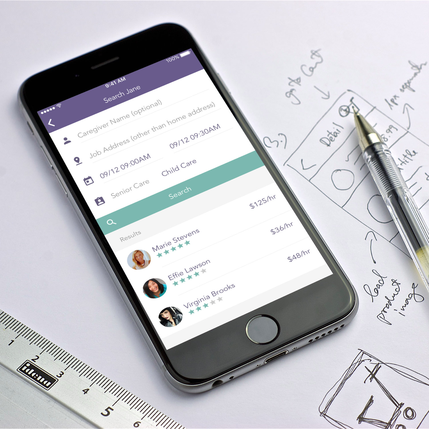 Design Application par Beyond Labs pour BookJane | Design #12044248