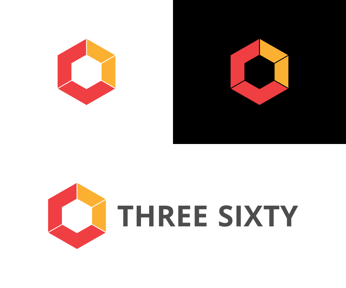 Logo-Design von arie.bs für three sixty design | Design #12049943