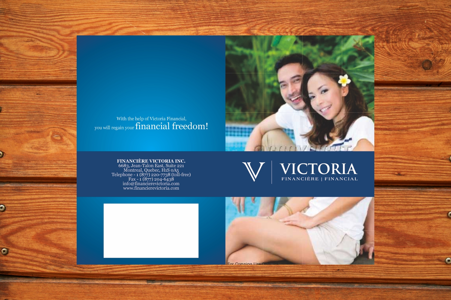 Broschüren-Design von barinix für Financière Victoria Inc. | Design #2379503