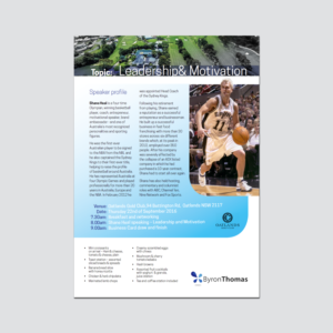 Design de Flyer par see why pour Byron Thomas Recruitment | Design : #12049484