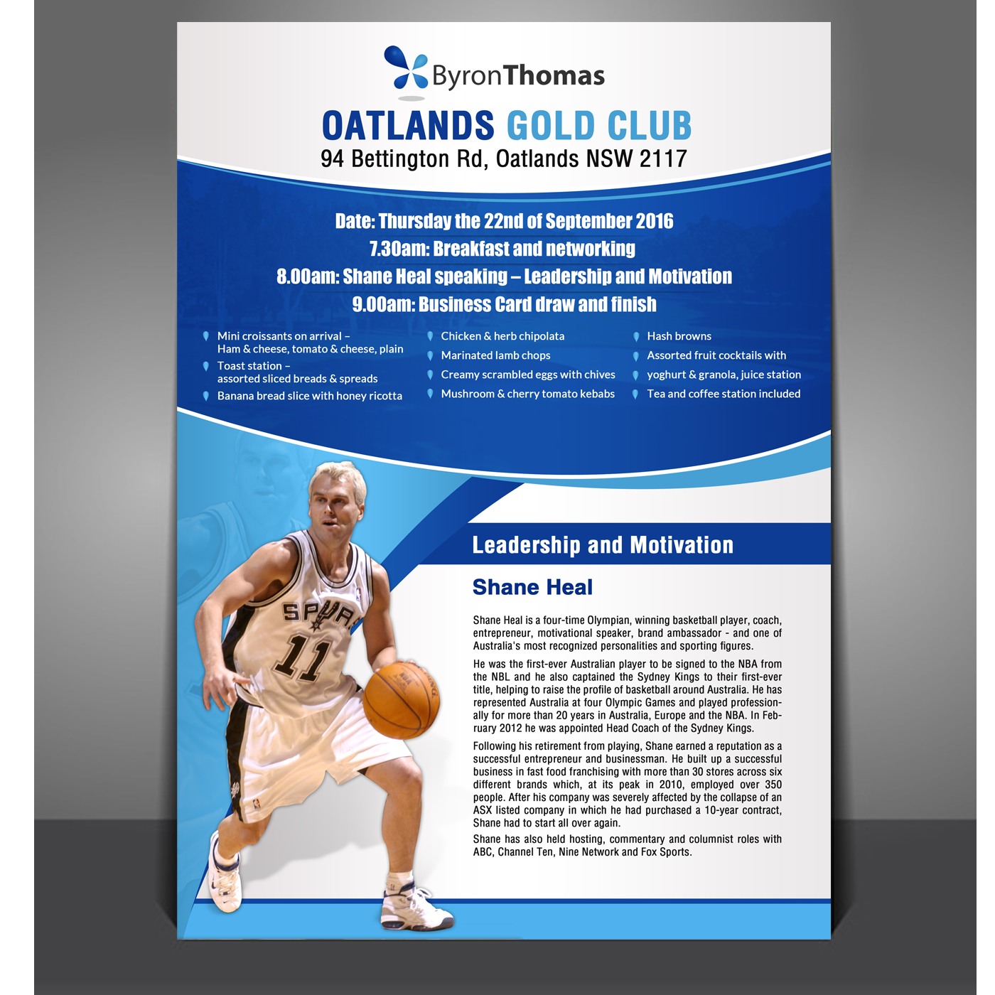 Flyer Design by creative.bugs for Byron Thomas Recruitment | Design #12043392