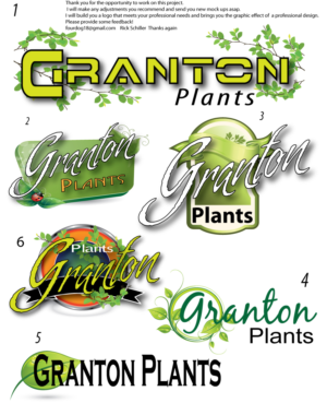 Logo Design by fourdog123 for Granton Plants | Design #12097584
