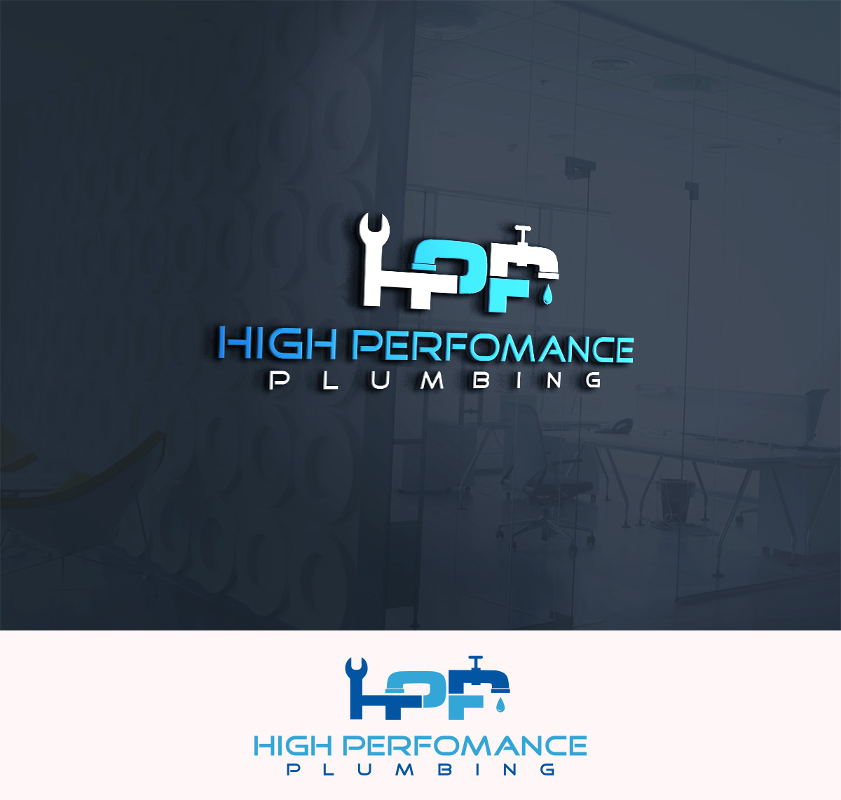 Logo-Design von Turn Digital für High Performance Plumbing LLC | Design #12087984