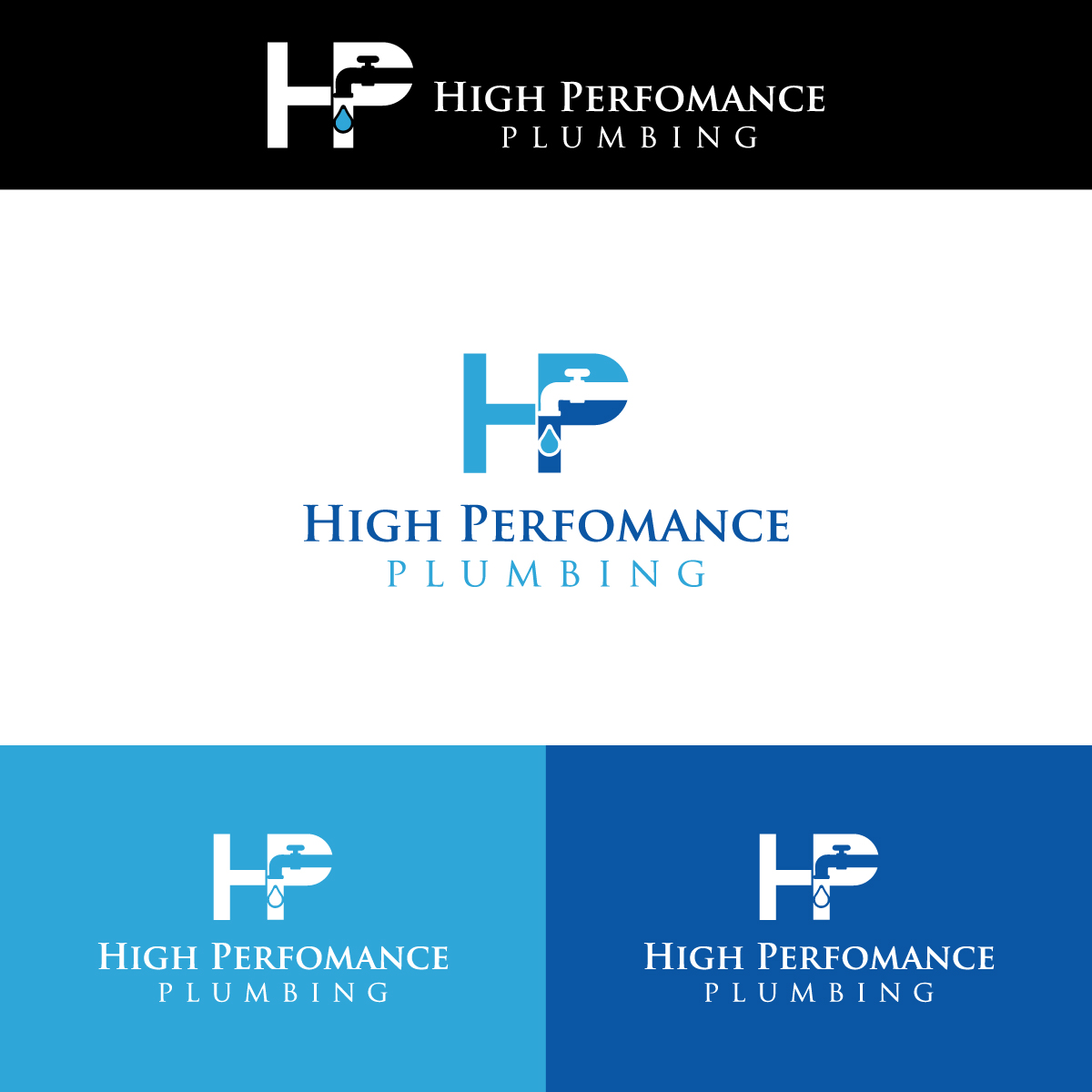 Logo Design by Salina R for High Performance Plumbing LLC | Design #12125396