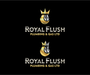 Logo Design by moisesf for RoyalFlush Plumbing & Gas Ltd | Design: #12049325