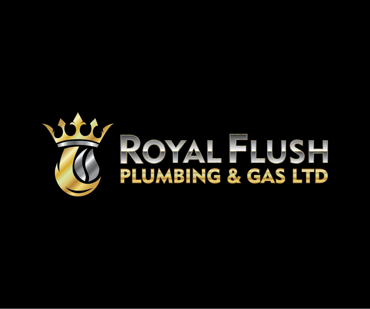 Logo Design by moisesf for RoyalFlush Plumbing & Gas Ltd | Design #12062860