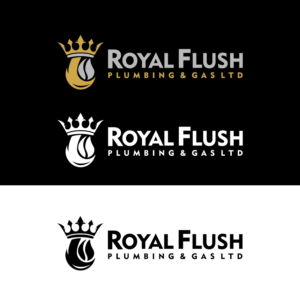 Logo Design by moisesf for RoyalFlush Plumbing & Gas Ltd | Design: #12079427