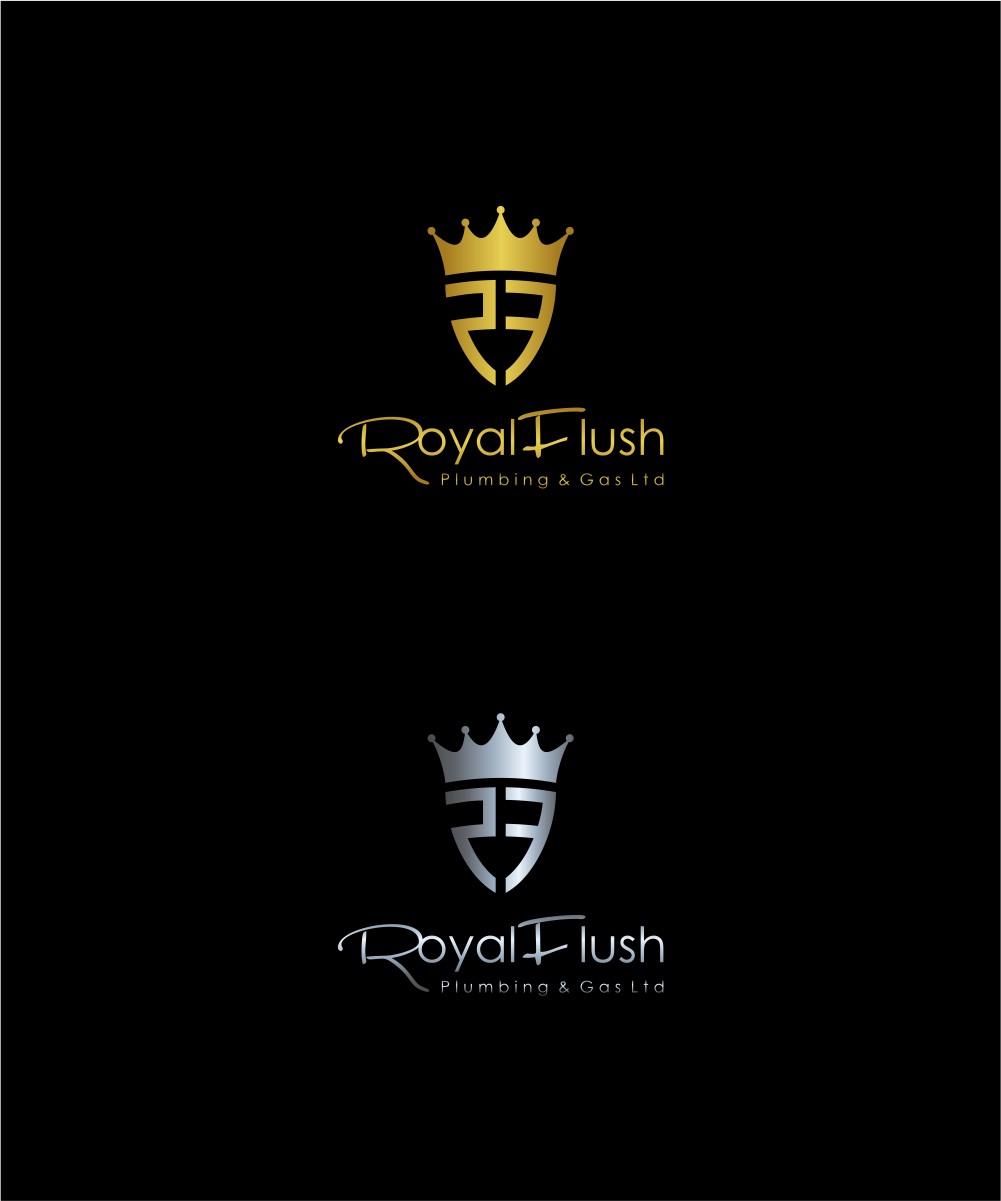 Logo Design by ayart for RoyalFlush Plumbing & Gas Ltd | Design #12098605