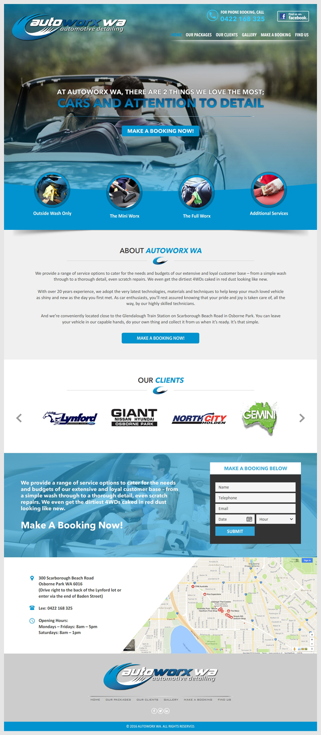 Wix-Design von -Marc- für AutoWorx | Design #12141544