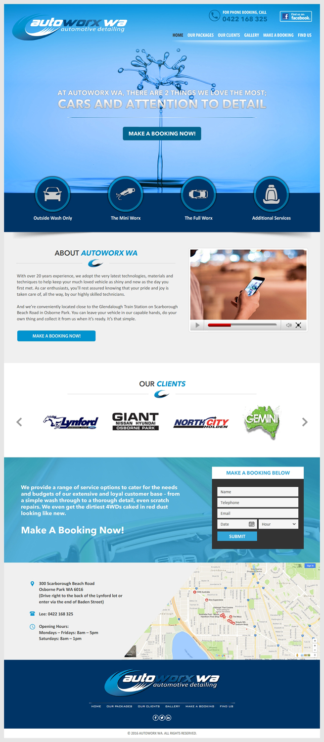 Wix Design by -Marc- for AutoWorx | Design #12142290