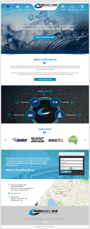 Design Wix par -Marc- pour AutoWorx | Design : #12143276