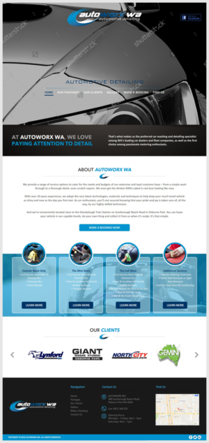 Design Wix par -Marc- pour AutoWorx | Design : #12167169