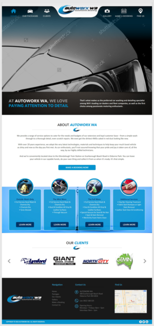 Design Wix par -Marc- pour AutoWorx | Design : #12190844