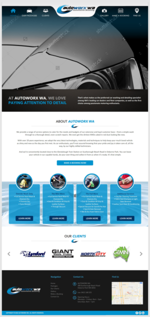 Design Wix par -Marc- pour AutoWorx | Design : #12190845