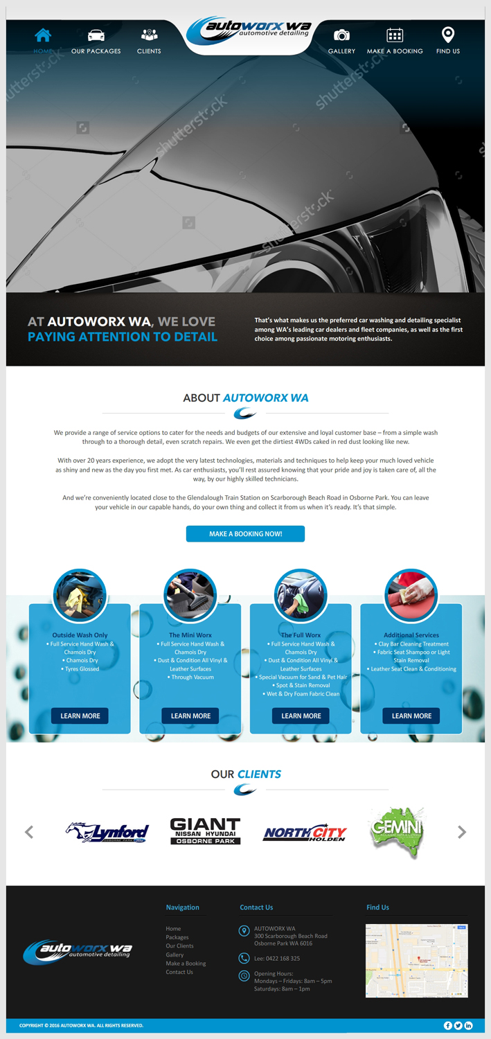 Wix Design by -Marc- for AutoWorx | Design #12190847
