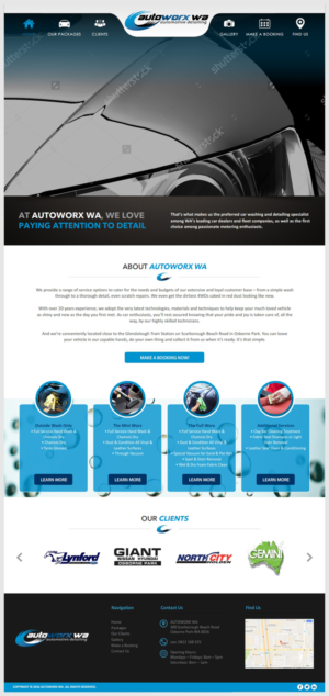 Design Wix par -Marc- pour AutoWorx | Design : #12190847