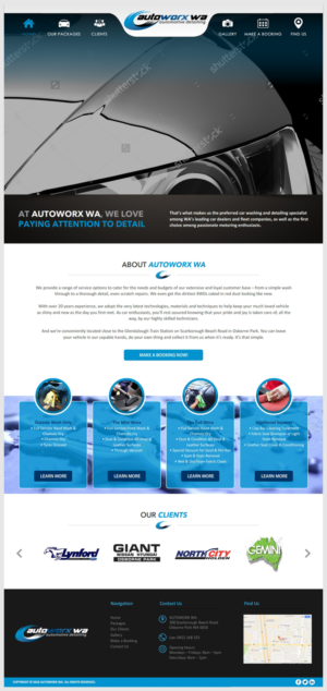 Design Wix par -Marc- pour AutoWorx | Design : #12190848