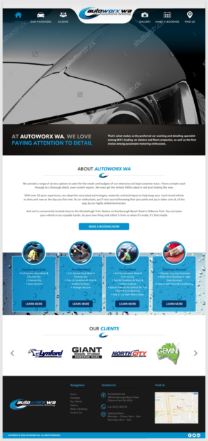 Design Wix par -Marc- pour AutoWorx | Design : #12190849