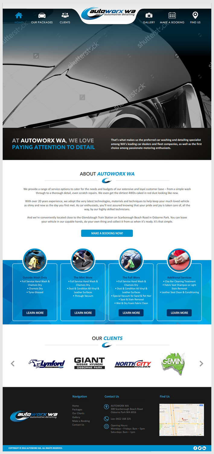 Wix-Design von -Marc- für AutoWorx | Design #12190851