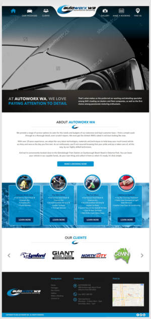 Design Wix par -Marc- pour AutoWorx | Design : #12190901