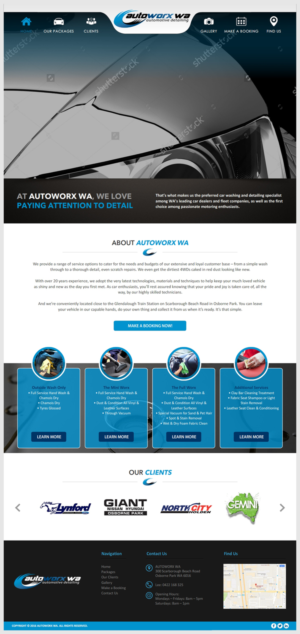 Design Wix par -Marc- pour AutoWorx | Design : #12190902