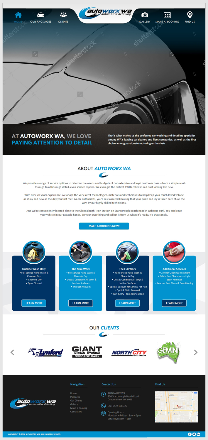 Wix Design by -Marc- for AutoWorx | Design #12192917