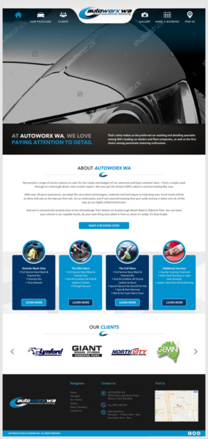 Design Wix par -Marc- pour AutoWorx | Design : #12192917