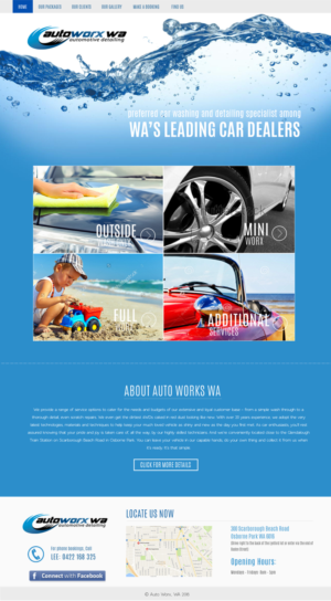 Wix Design by webxvision for AutoWorx | Design #12201088