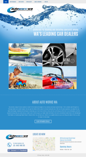 Wix Design by webxvision for AutoWorx | Design: #12201088