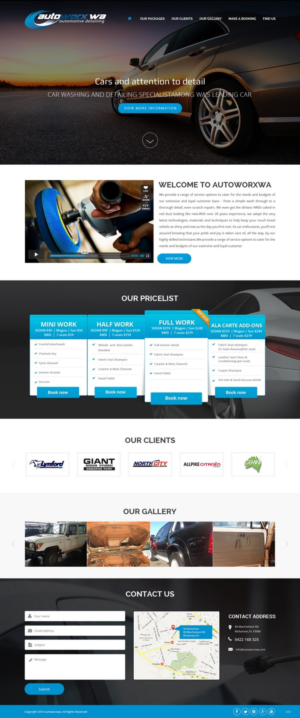 Diseño Wix por pb para AutoWorx | Diseño: #12071766