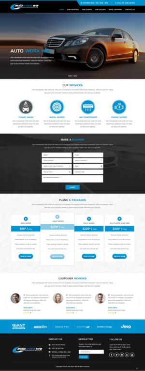 Diseño Wix por pb para AutoWorx | Diseño: #12071767